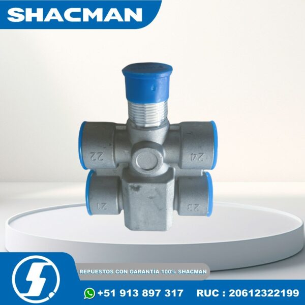 DZ9100360320 Conector de distribución de aire de cinco vías con válvula antirretorno