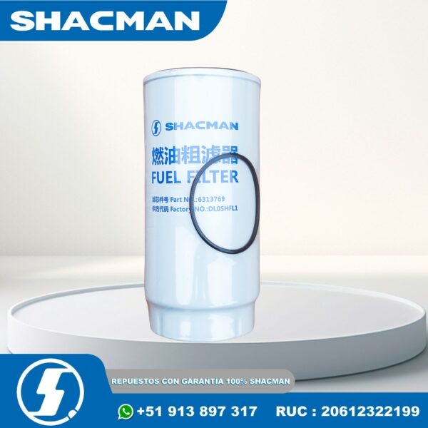 6313769X Filtro preliminar de combustible (SHACMAN)